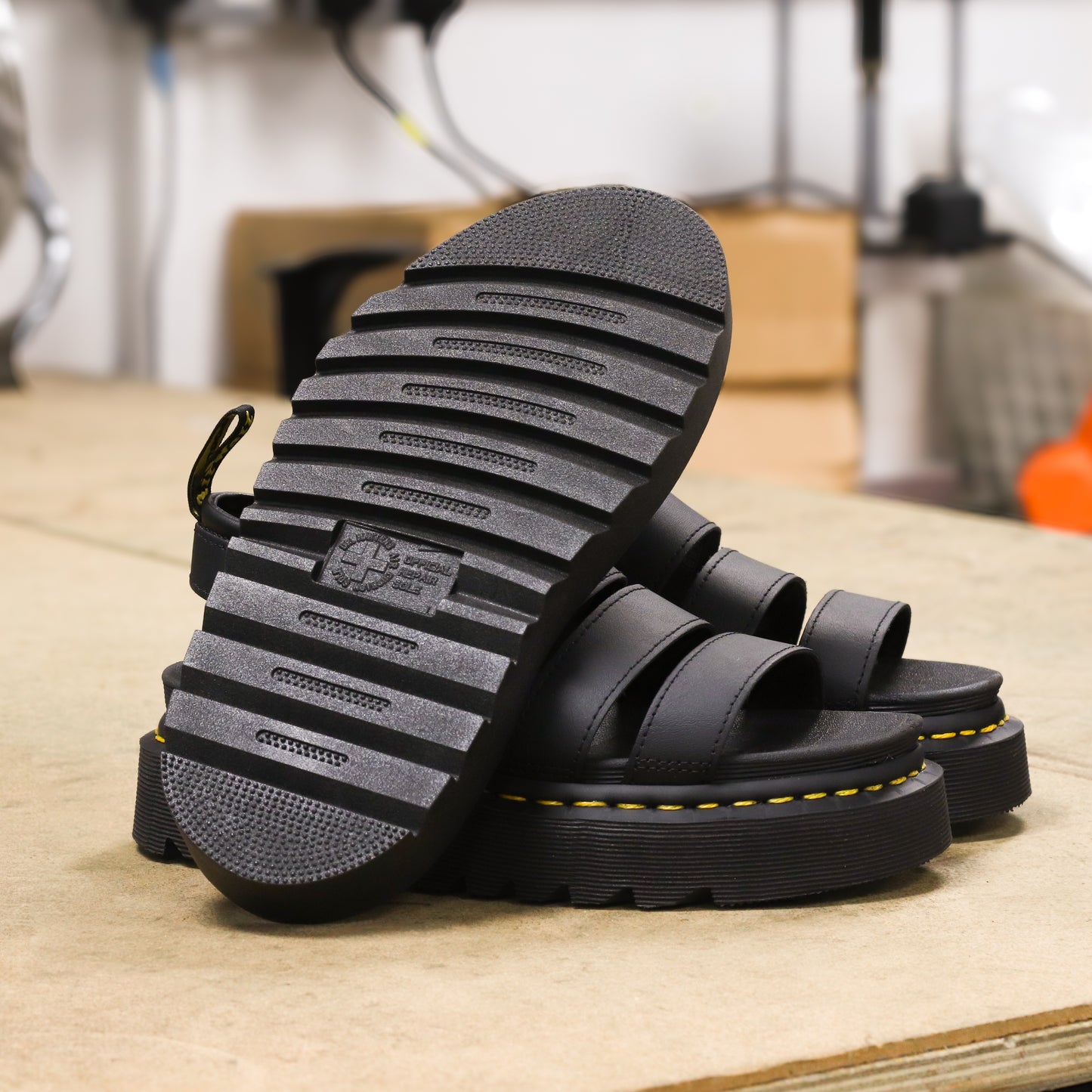 Resole and Welt - Sandal Sole in Black (Per Pair)